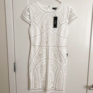 Lulus Sequin Embroidered Bodycon Dress